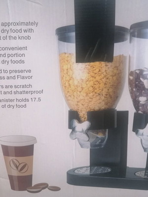 Double Cereal Dispenser used