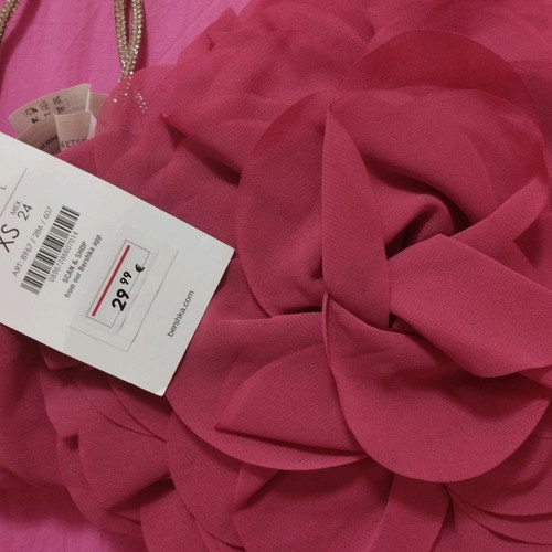 Bershka top new, size XS with silver cords