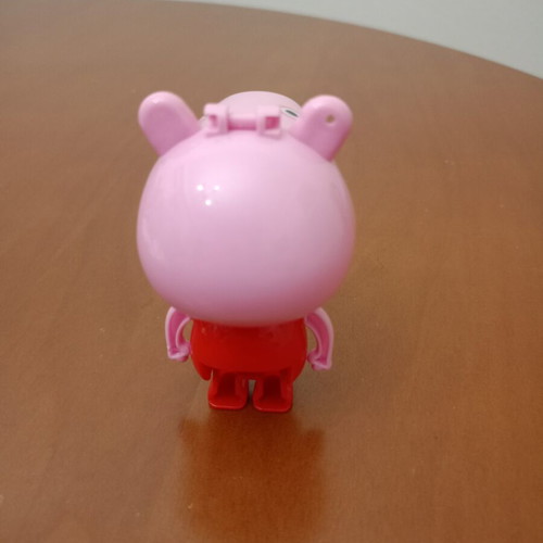 Peppa Pig figure with 3 children's rings like new