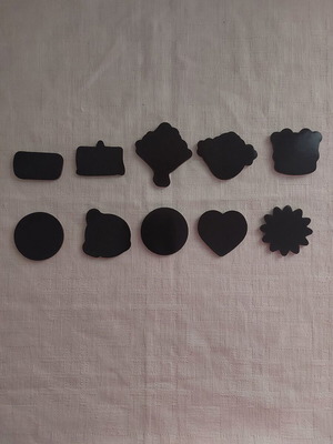 Emoji Face Magnets new, pack of 10 pieces