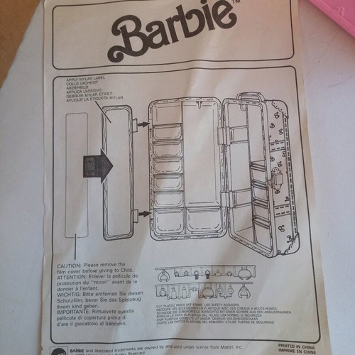 Barbie Fashion Trunk 1991 Mattel new, intact contents