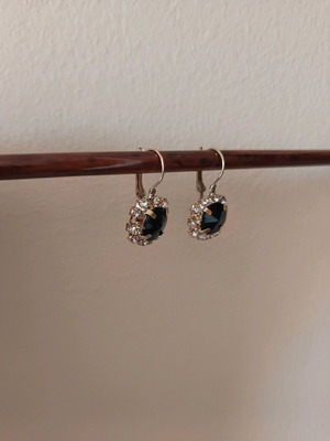 Feux rosette earrings new