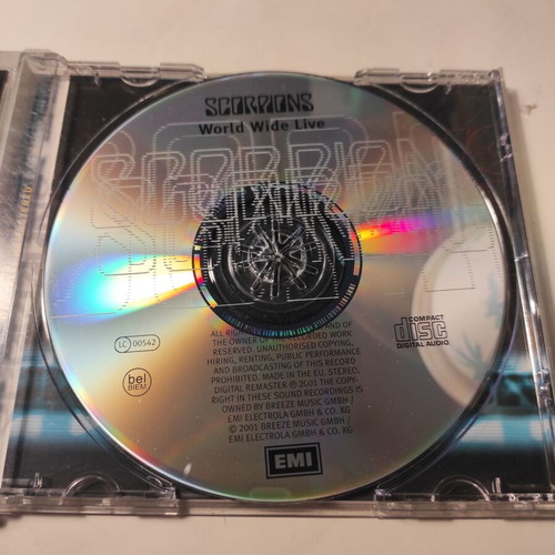 Scorpions World Wide Live CD used, rock