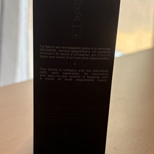 Christian Dior Sauvage Parfum 30 ml empty bottle like new