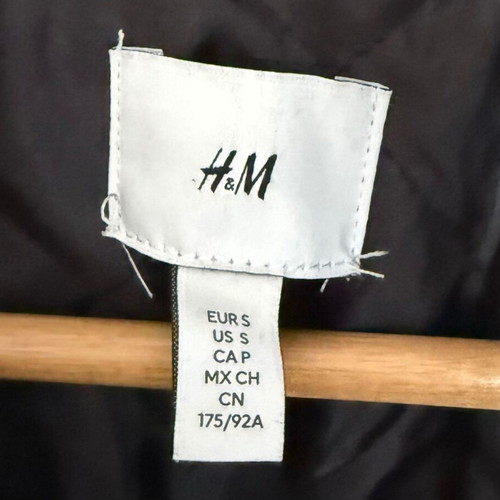 H&M Corduroy Shirt with Lining Small Like New Black