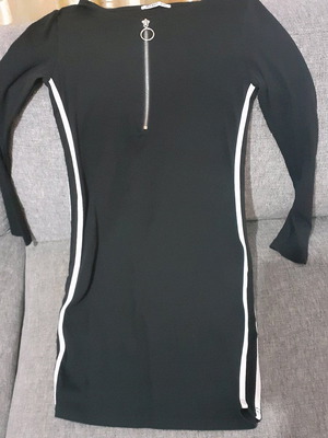 Mini black dress like new with elasticity