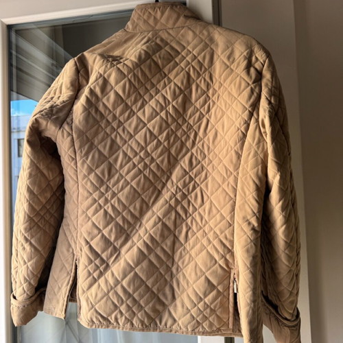 Suede jacket beige size L like new