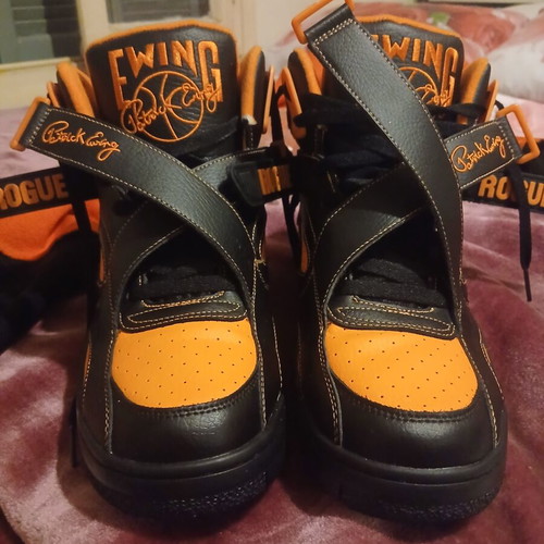Ewing Rogue sneakers size 46 new, black and orange