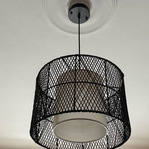 Viokef Grido adjustable hanging light brown with rope like new