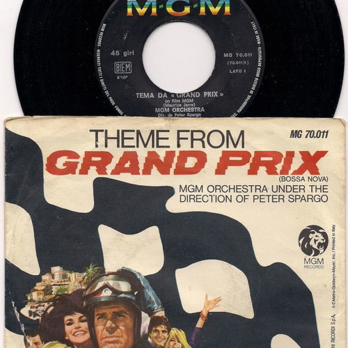 Grand Prix rare Italian collectible record used