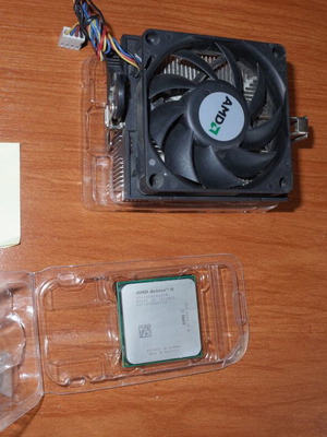 AMD Athlon II x2 260 AM3 CPU μεταχειρισμένο με ψύκτρα