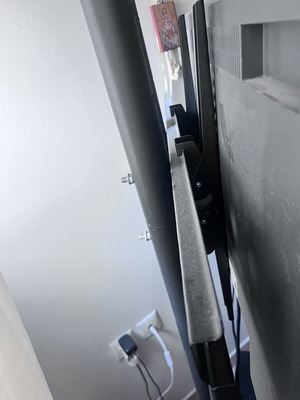 Television with stand used