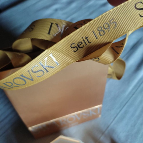 Swarovski Vienna Collection Gold Ring Box Limited Edition 130th Anniversary