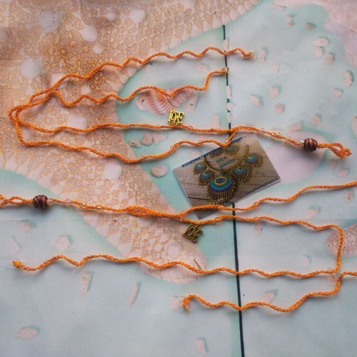 Barefoot jewelry for feet new orange
