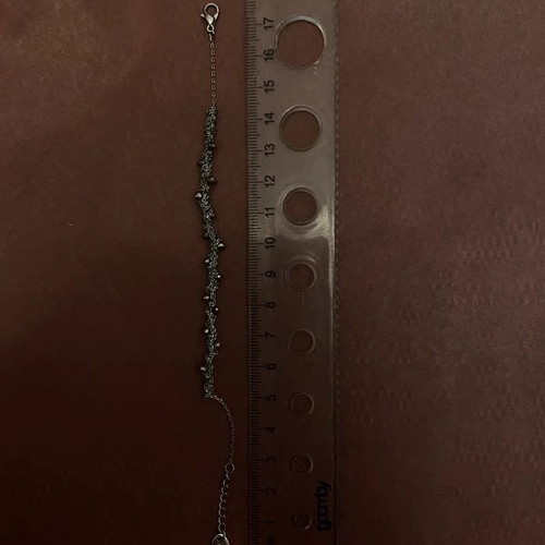 Zara bracelet like new, silver and grey crystals