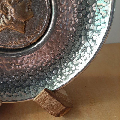 Macedonian Plate with Alexander the Great's Head, Like New