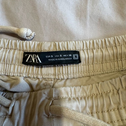 Zara Cargo Pants beige like new, size S