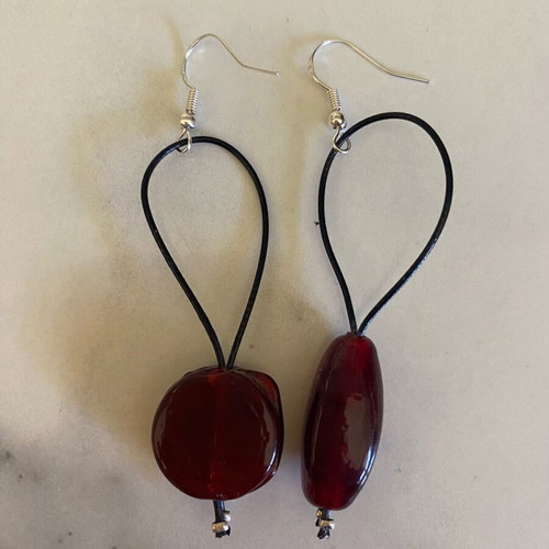 Murano earrings handmade new