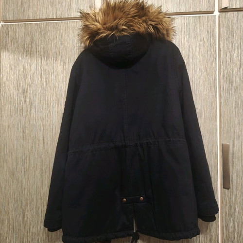 Long jacket used, dark blue, size large