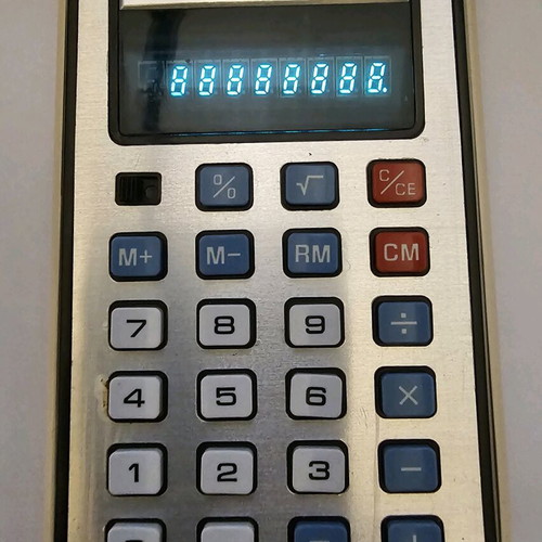 Detroit 832md vintage calculator like new with video display and vfd screen