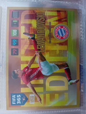 Panini limited Griezmann+Cavanni+Lewandowski 2016/2017 like new