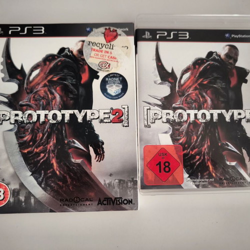 Prototype 2 Special Edition Paper Sleeve PS3 Game used