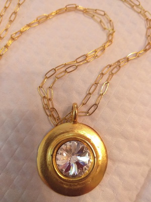 Pendant used with large You're Gone crystal