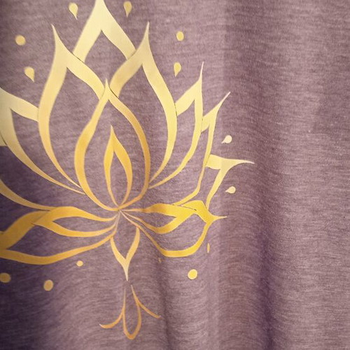 Summer T-shirt used, size M, purple