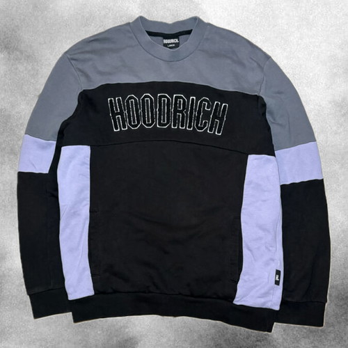 Hoodrich sweatshirt with color block design like new