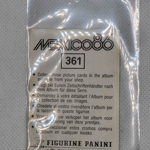Panini Mexico'86 Sticker 361 Laudrup like new