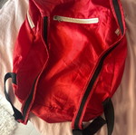 Benetton backpack like new, red