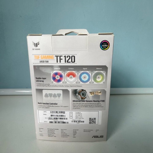 Asus TUF Gaming TF120 ARGB fan set of 3 new, 120mm PWM