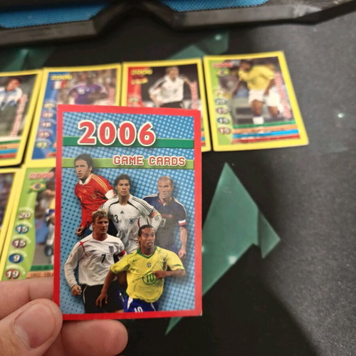 Football cards used, old collectible pack