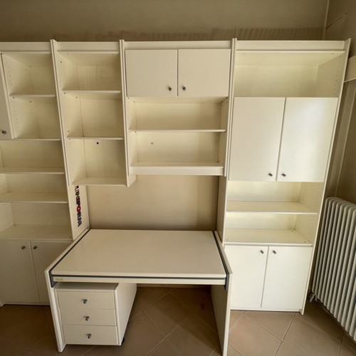 Neoset Modular Bookshelf with Desk like new