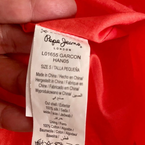 Patricia Pepe Silk Dress Like New, Coral, Size S