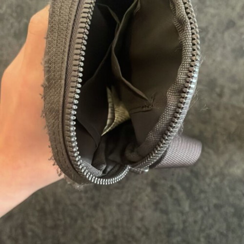 Nike crossbody bag used, black and gray