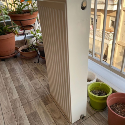Panel radiator three-column, like new, dimensions 90x40x15 cm