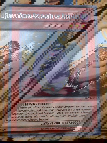 Djinn Releaser Of Rituals (Rare, Yugioh)