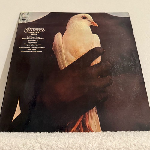Santana’s Greatest Hits LP Record CBS 69081 vinyl record like new