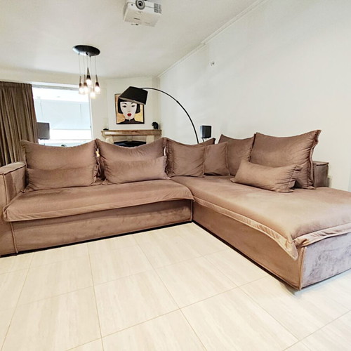 Factory Sofa Tinos corner sofa like new, 220x270 cm, Monolith fabric
