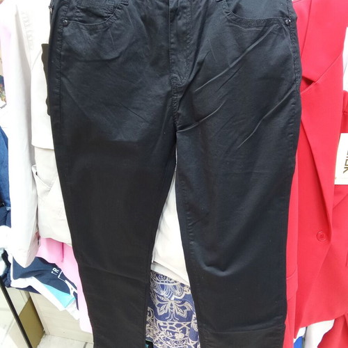 Miss Good women's fabric pants five-pocket new black