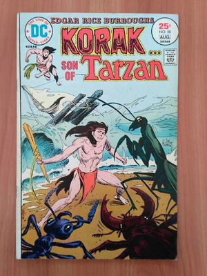 Комикс Korak Son of Tarzan №58 (1975), запазено състояние