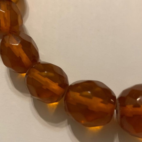 Natural amber Kaliningrad like new, cognac color 57cm