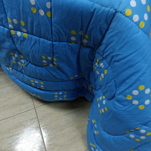 Double quilt new, cotton fabric with baked wadding two-sided