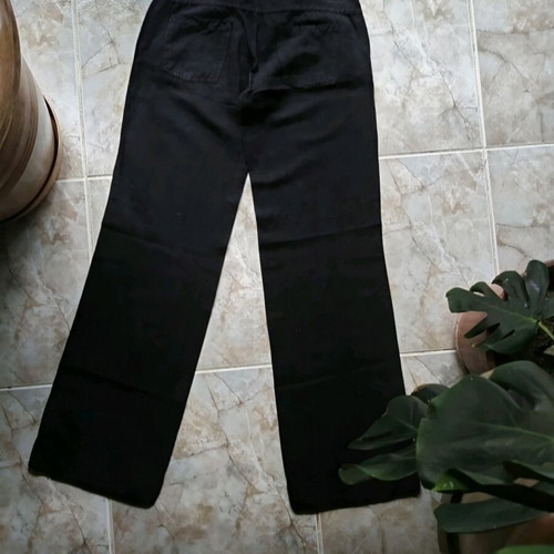 Sei jeans summer pants new, linen, black, size L