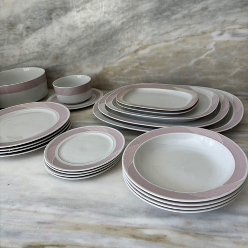 Ionia Ellas porcelain serving set 22 pieces like new