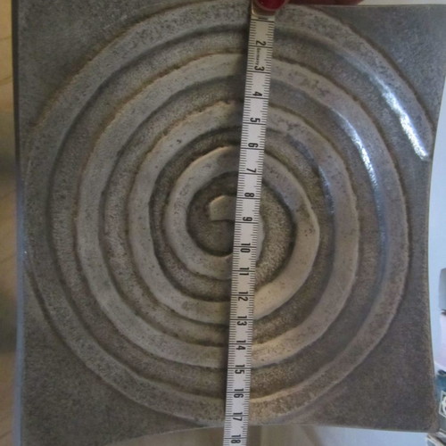 Square decorative item used, 17 cm