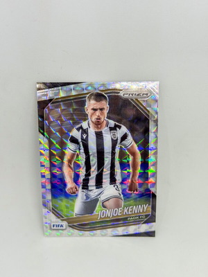 Panini FIFA Prizm 2025/26 Jonjoe Kenny #47 PAOK Mosaic Prizm Parallel card brand new