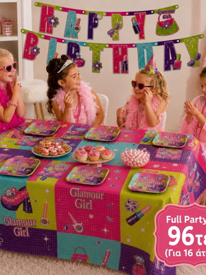 Party Box Glamour Girl set for 16 people