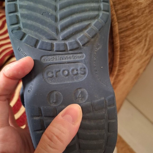 Crocs J4 dark blue shoes for boys used, size 36-37